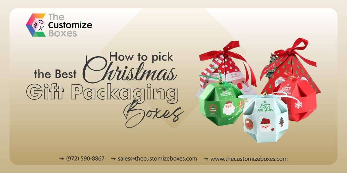 Custom Christmas Gift Packaging Boxes