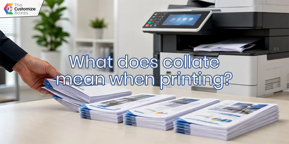 What does Collate mean when Printing