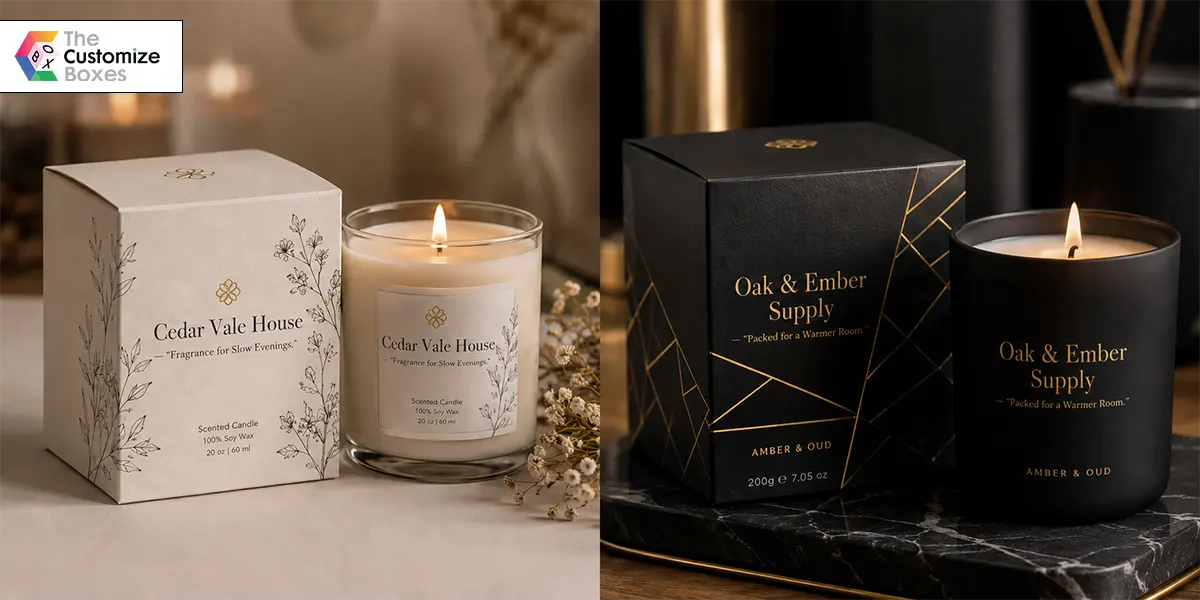custom candle boxes customization for appealing branding
