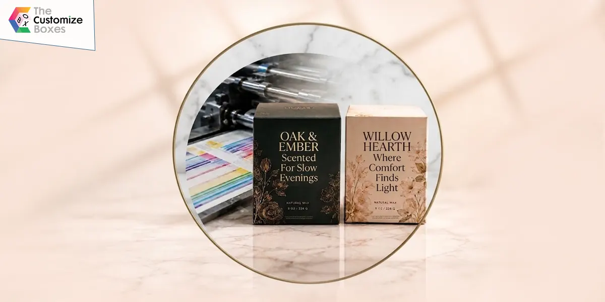 look into types of printing techniques for candle boxes