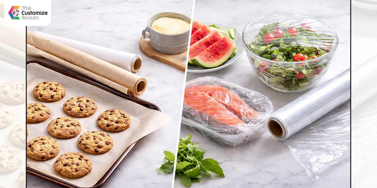 parchment paper vs plastic wrap