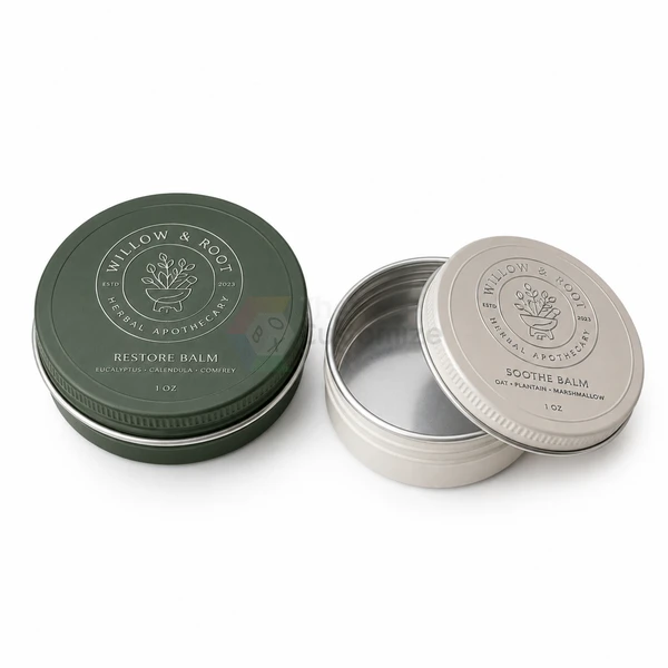 1 OZ Metal Tins Wholesale