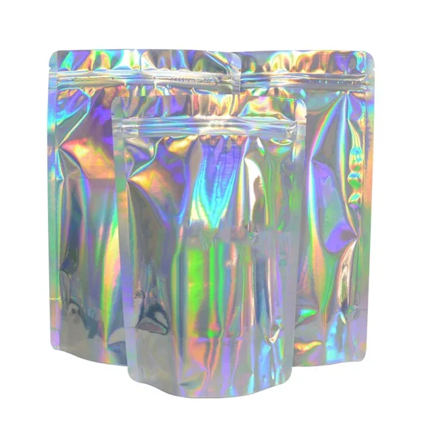 holographic mylar bags packaging