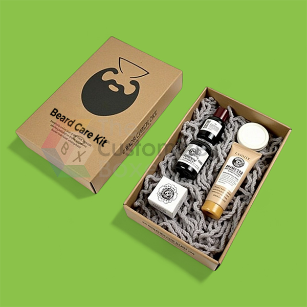 beard care kit packaging box