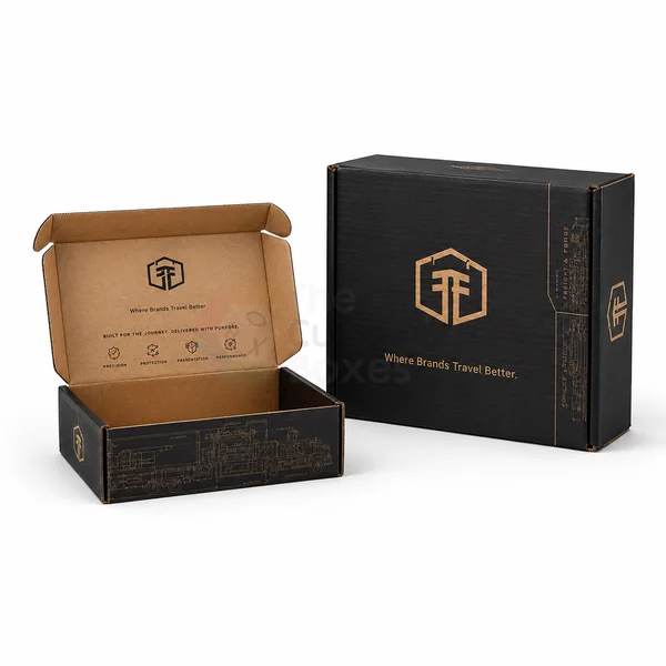 Black Shipping Boxes Bulk