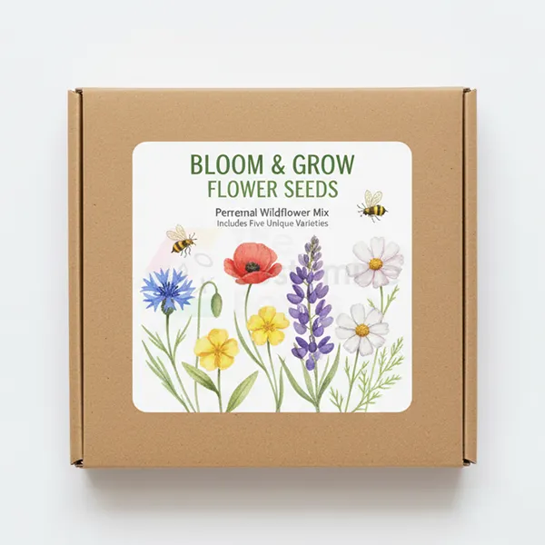 Bulk flower seed packaging