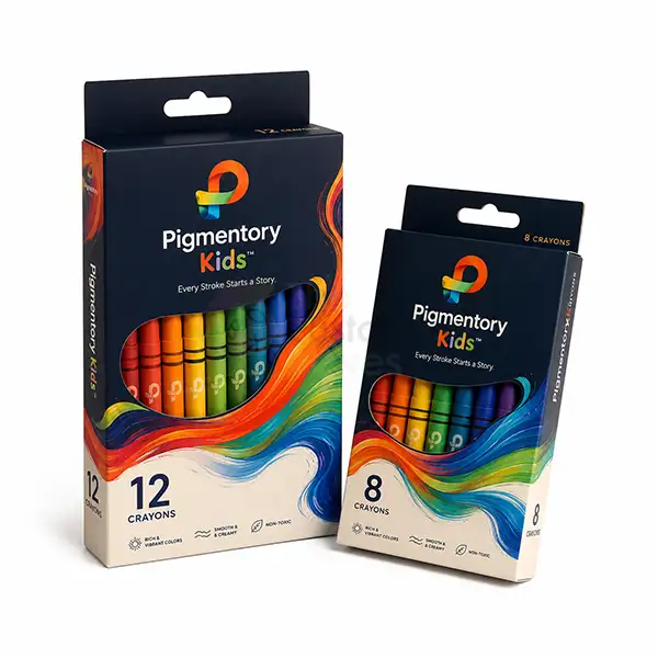 Cardboard Crayons Boxes