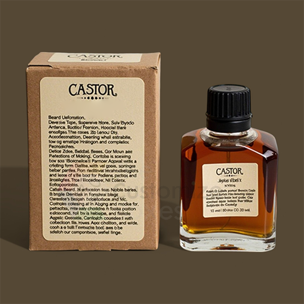 castor beard oil box wholesale