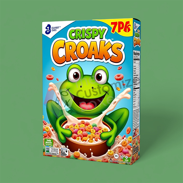 Cereal with Frog on the Box