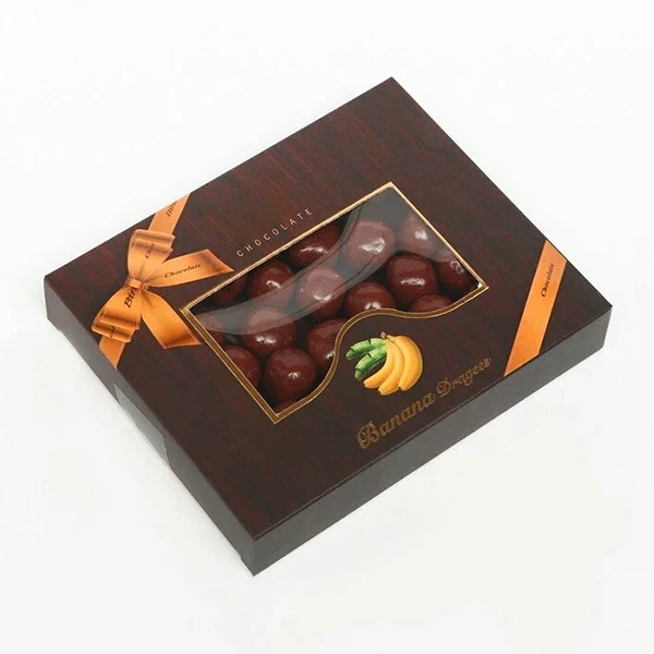 chocolate packaging with window