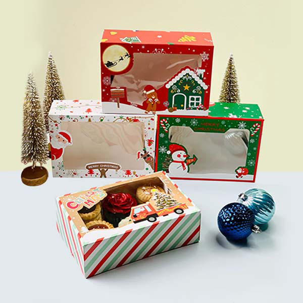 christmas cake packaging boxes