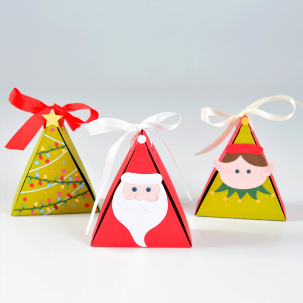 christmas favor packaging boxes