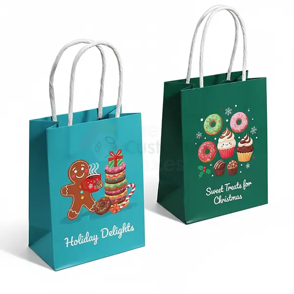 christmas holiday treat bags