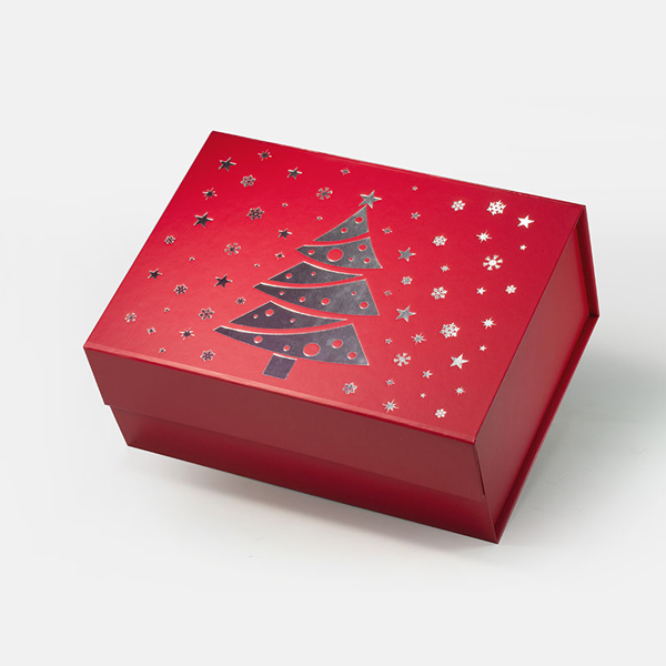 christmas with magnetic closure packaging boxes