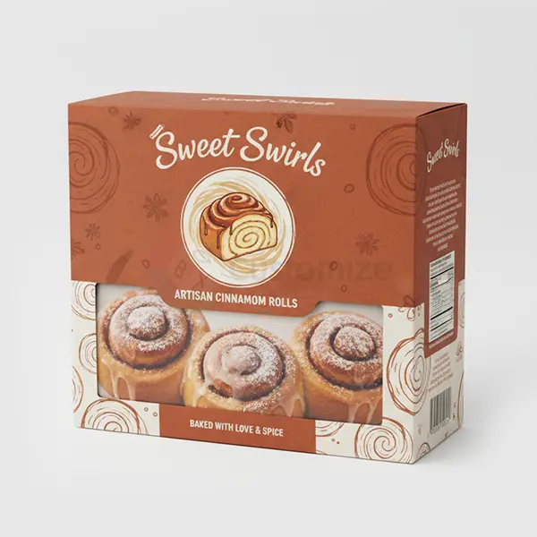 Cinnamon Roll Packaging
