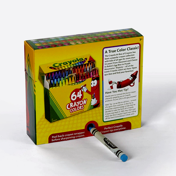 crayon packaging boxes