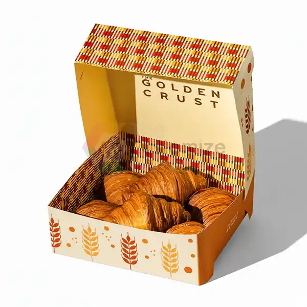 Croissant Box Packaging Bulk