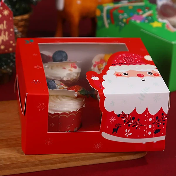 Cupcake Boxes for Christmas