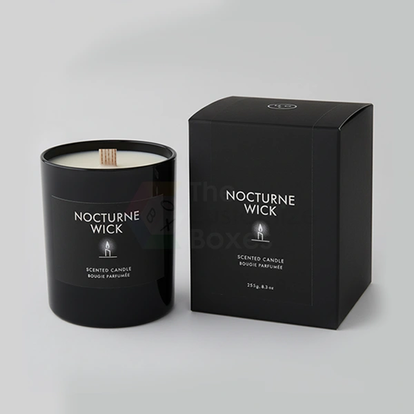 Custom Black Candle Boxes