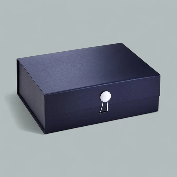 Custom Blue Magnetic Gift Boxes