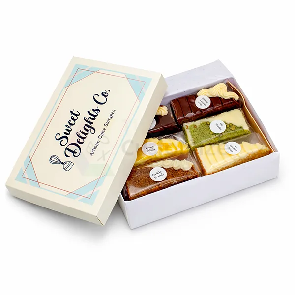 Custom Cake Sample Boxes