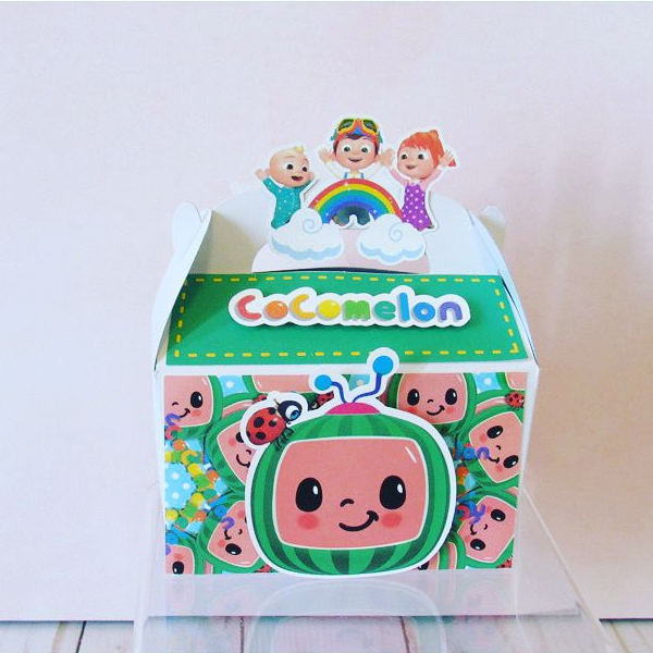 custom cocomelon candy boxes