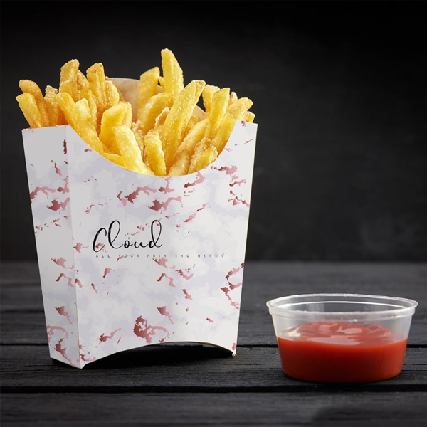 custom french fries containers