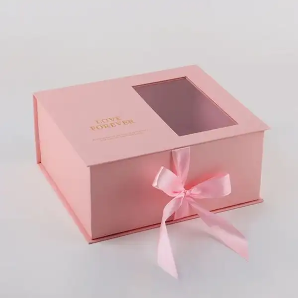 custom gift boxes with window