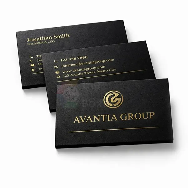 Custom Gold Foil Business Cards
