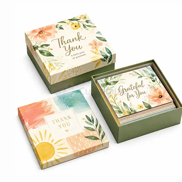 Custom Greeting Card Boxes with Lids