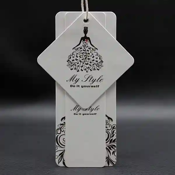 custom hang tags with die cut