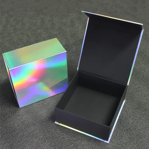 custom holographic magnetic closure boxes