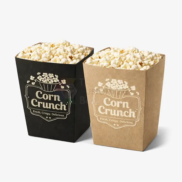 Custom Kraft Popcorn Boxes