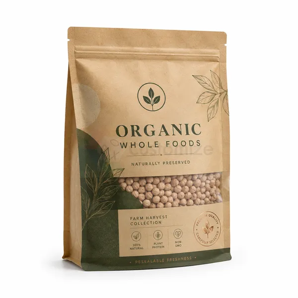 Custom Kraft Standup Pouches