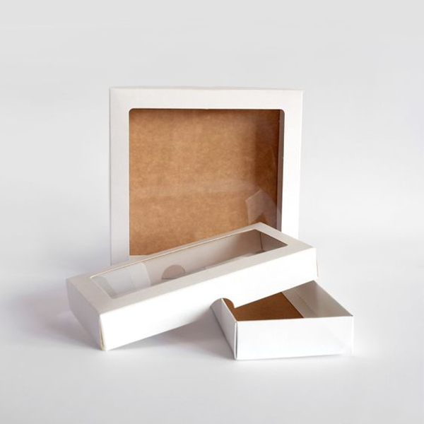 custom kraft white boxes