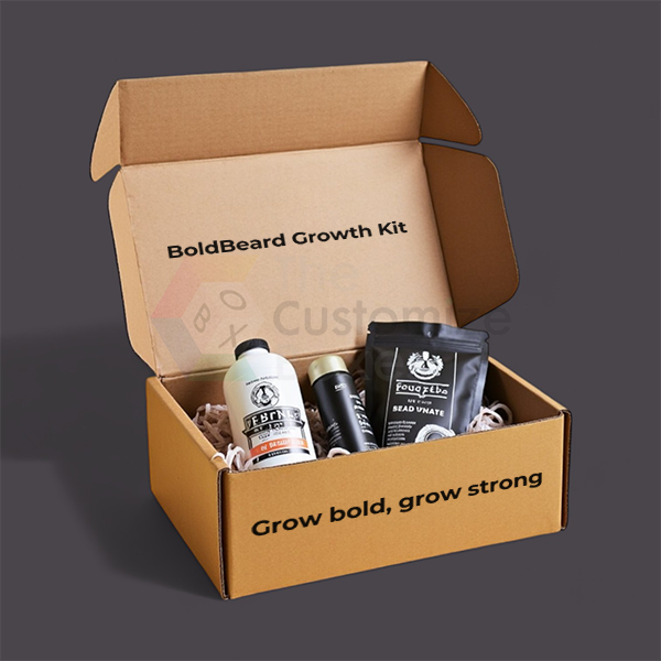 custom packaging for beard growth kit boxes