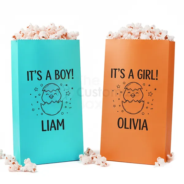 Custom Personalized Popcorn Bags