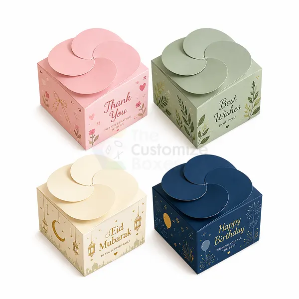 Custom Petal Top Boxes