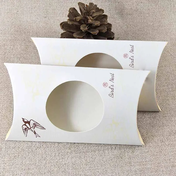 custom pillow boxes with window