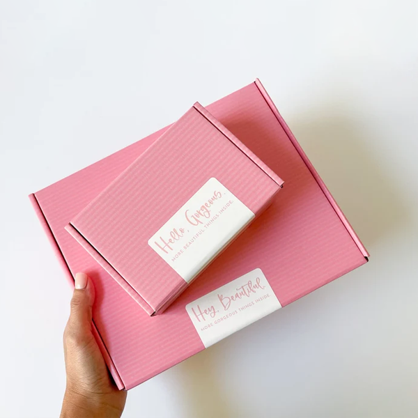 custom pink mailer boxes