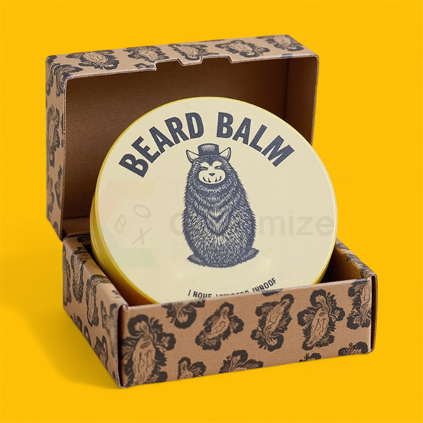 custom printed beard balm boxes