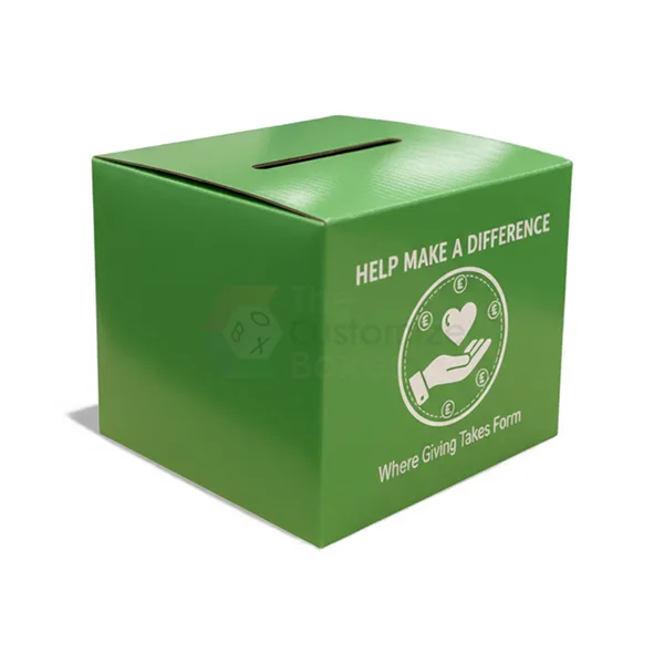 custom printed donation Boxes