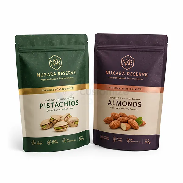 Custom Roasted Nuts Packaging