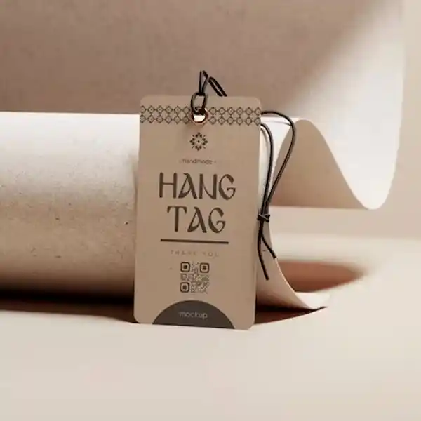 custom round corner hang tags