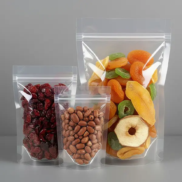 Custom Transparent Stand up Pouches