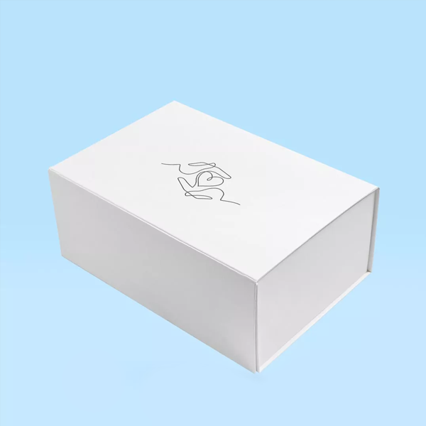 custom white rigid gift boxes