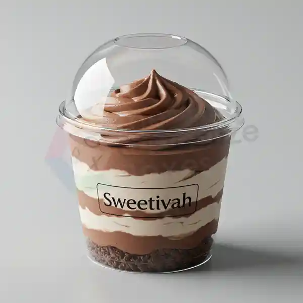 Customize dessert cups with lids