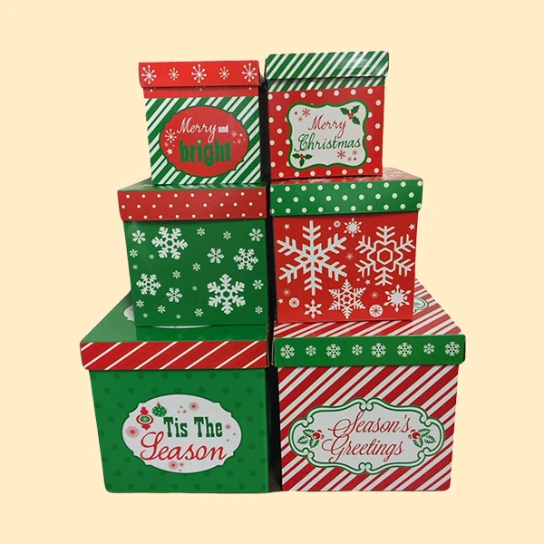 Decorative Christmas Boxes With Lids