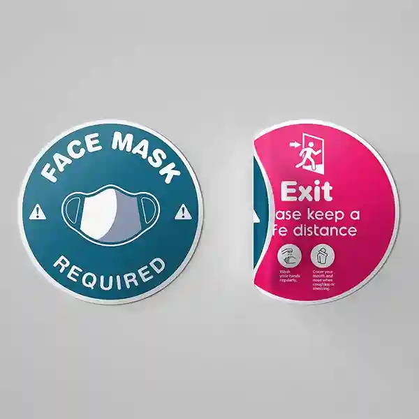 double sided stickers packaging