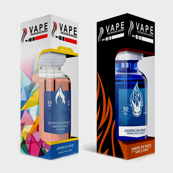 e liquid boxes with window packaging